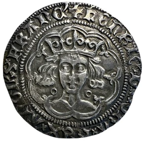 Henry VI Hammered Groat, Annulet Issue, Calais Mint. Extrem fein. - Bild 1 von 4