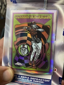 2025 Topps Chrome Ultra Violet All Stars UV-5 Gunnar Henderson SP 1:686 Case Hit - Bild 1 von 2