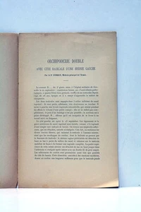 Orchipodexie Double Dr Annequin Grenoble 1896 - Bild 1 von 4