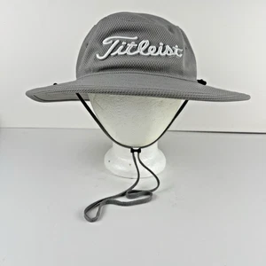 Titleist Men's Tour Aussie Golf Bucket Hat Pro V1 Foot Joy FJ Sun Gray Full Brim - Picture 1 of 10