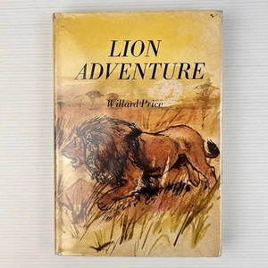 Lion Adventure by Willard Price, 1967 Childrens Book Club Hardcover Dustjacket - Picture 1 of 19