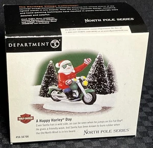 DEPT 56 A HAPPY HARLEY DAY Motorrad 56706 originalverpackt North Pole Series Davidson 3" - Bild 1 von 7