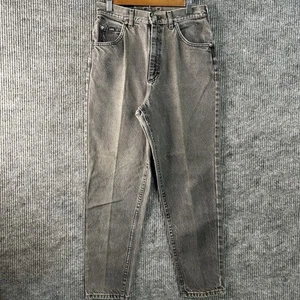 Vintage Lee Jeans Womens 10 Petite Black Made In USA - Picture 1 of 15