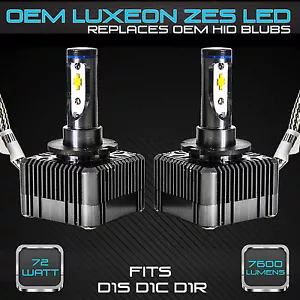 Stark 72W 7600LM Faro LED Canbus Kit de Conversión 6000K Blanco - D1S D1R D1C - Imagen 1 de 6