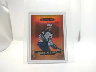 Upper Deck 2022 Stature Declan Chisholm Rookie Variant #'d  /45 Card # 189 - Image 1 of 2