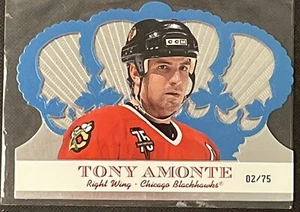 2000-01 (BLACKHAWKS) Crown Royale Blue #23 Tony Amonte /75 - Picture 1 of 2