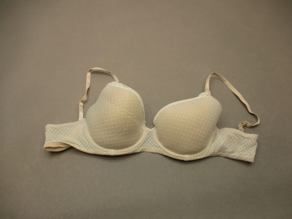 36B GILLIGAN&O'MALLEY Womens Beige Lined Underwire Back Closure Nursing Bra 8Q - Image 1 of 4