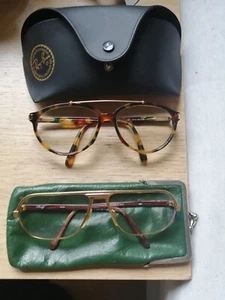 Zwei alte Davidoff Brille teilweise vergoldet mit Etui - Bild 1 von 5