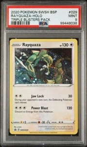 Rayquaza #SWSH029 - Pokemon Espada y Escudo Estrella Negra Promo - PSA 9 - Imagen 1 de 2