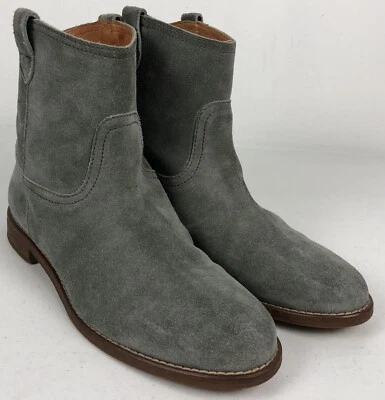 Botas Madewell The Otis EE. UU. 8,5 Gris Gamuza Pull Up Cuero B1200 Foto 1 de 4
