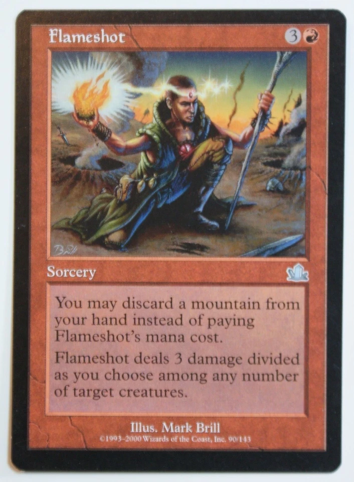 Flameshot NM Prophecy MTG Magic The Gathering Red English Card - Image 1 of 1