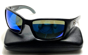 COSTA DEL MAR BLACKFIN BL 11 Black Plastic Rectangular Wrap Sunglasses