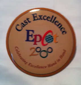 Pulsante Disney Cast Eccellenza Epcot 2000 - Foto 1 di 1