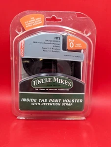 UNCLE MIKES RH INSIDE THE PANTS HOLSTER SIZE 0 (UNC76001) READ DESC FOR FIT - Picture 1 of 5