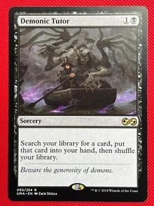 MTG 1X Demonic Tutor X1 Ultimate Masters Magic - NM/MT - Picture 1 of 2