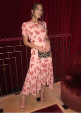 RARE BLOGGERS PRIMARK Floral Frill Dress Size 12 BNWT EUR 40 Midi Maxi