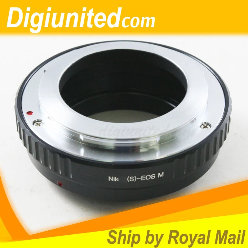 Nikon S RF mount lens to Canon EOS M EF-M mount Mirrorless camera adapter M2 M3 - Image 1 of 1
