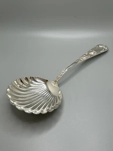 Antiker großer Löffel Repousse Silber - Bild 1 von 9