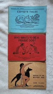 Vintage 1940s Native American Children Book Lot, Dept Of Interior Indian Affairs - Imagen 1 de 24