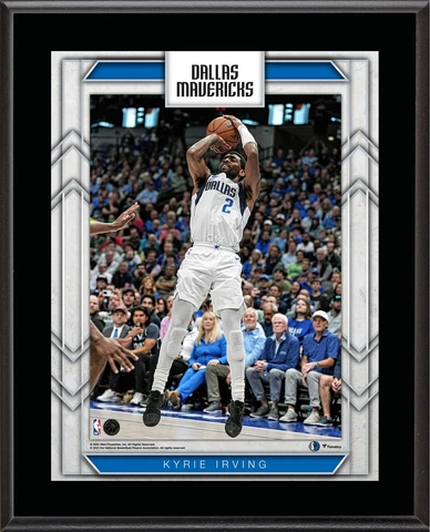 Kyrie Irving Dallas Mavericks 10.5" x 13" Sublimated Player Plaque Cover
