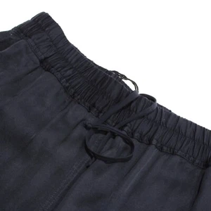 Nili Lotan NWT Casual Pants Size XS US Drawstring Solid Blue 100% Rayon - Picture 1 of 10