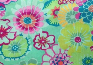 Kaffe Fassett ASIAN CIRCLES GREEN 29" X WOF GP89 original issue - Picture 1 of 2