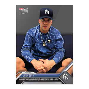 2023 Topps Now OS-22 Juan Soto Newest Yankee Addition- Free Shipping Always!