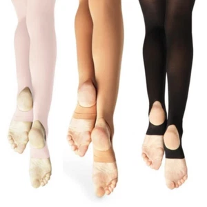 Stirrup Tights - Girls/Adults Seamless Opaque Pantyhose/Stockings/Tights - Picture 1 of 13
