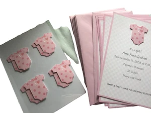 Welcome to the World, Baby Girl Announcement Cards (Set of 8) Invitations - Picture 1 of 5