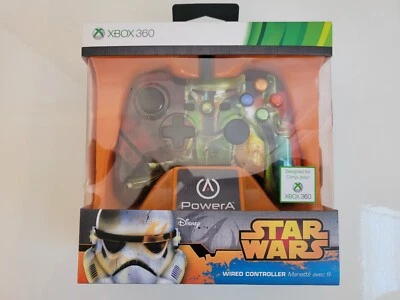 Controlador de juego con cable Power A Disney Star Wars Boba Fett Xbox 360 Foto 1 de 4
