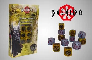 Juego de dados de facción Bushido nuevo en caja The Descension - Imagen 1 de 1