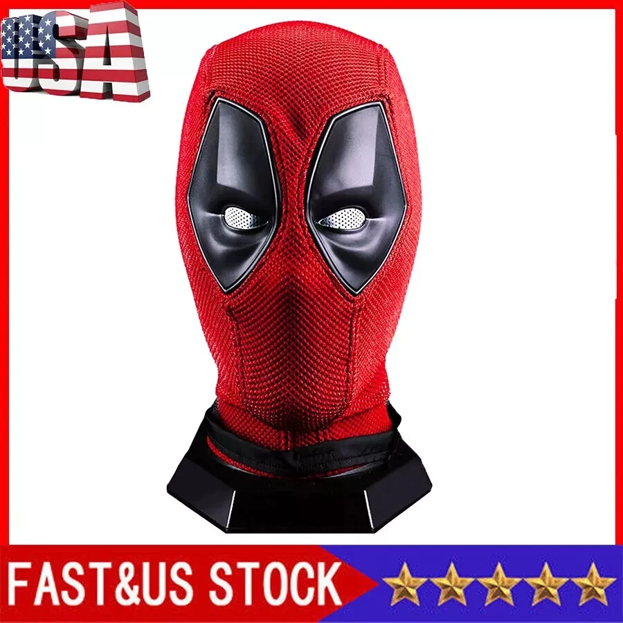 Cosplay High Quality Deadpool Full Face Mask Perspective Breathable Knit Helmet - Image 1 of 4