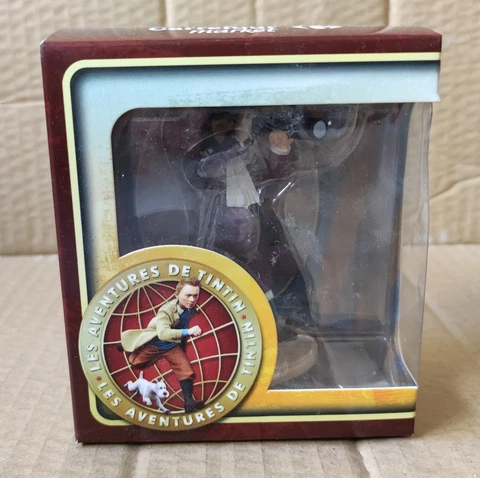 TINTIN- LE CHEVALIER DE HADDOCK STATUE FIGURE CARREFOUR MARKET WITH ORIGINAL BOX Cover