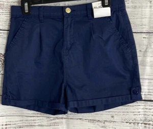 Denim Co. Shorts Girls Size 14 / 15 cargo NWT Navy Blue School Uniform - Picture 1 of 11