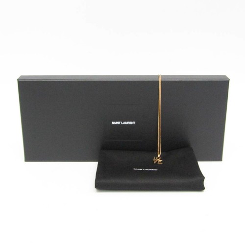 SAINT LAURENT (YSL) Collana con ciondolo Yves Saint Laurent YSL LOVe 669087 circonferenza 38 5 cm 43 cm