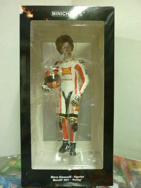 Minichamps 362 110058 figurina 1/6 Marco Simoncelli Moto GP 2011 Limited Edition - Immagine 1 di 3