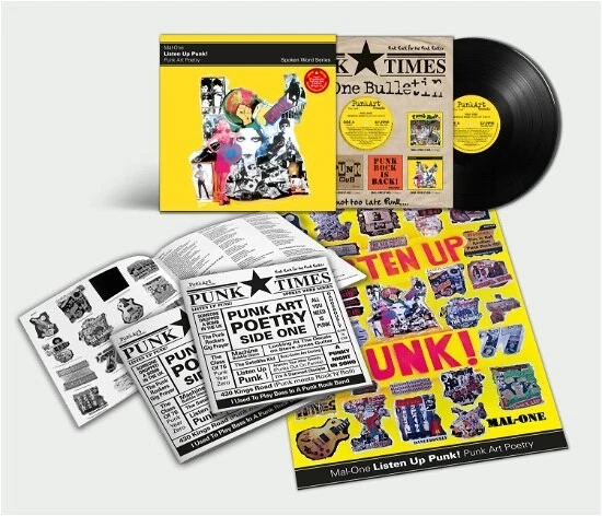 Mal-One Listen Up Punk! Punk Art Poetry, Spoken Word Album RSD 2024 Ltd LP - Image 1 of 1