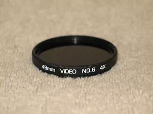 49mm Video ND.6 4X Neutral Density Filter. - Picture 1 of 1