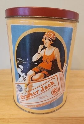 Vintage Cracker Jack Popcorn Confection Tin 2nd In Series Limited Edition - Image 1 of 4