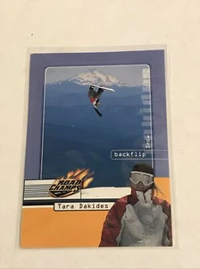 2000 AXS ROAD CHAMPS TARA DAKIDES SNOWBOARD CARD ~ STICKER ~ - Foto 1 di 2