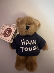 Boyds Bear 4” Fully Jointed “Hang Tough” Shirt Brown - Picture 1 of 3