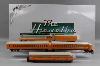 Juego de pasajeros de vapor escala O Lionel de 3 rieles hojalata Milwaukee Road Hiawatha 1988 Foto 1 de 4