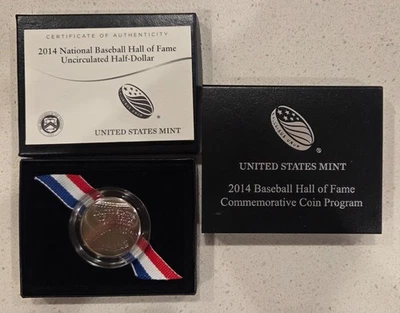 US Mint 2014 Baseball Hall of Fame Commemorative Coin Program Clad Uncirculated - Image 1 of 4