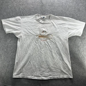 Camisa De Colección Universal Studios Florida Para Hombre 2XL Blanca Bordada Hecha en EE. UU. Años 90 - Imagen 1 de 19