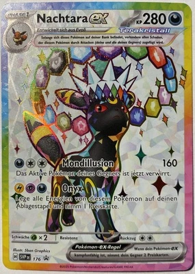 Pokemon Nachtara ex Full Art | Deutsch SVP DE 176 Promo | Near Mint - Bild 1 von 2