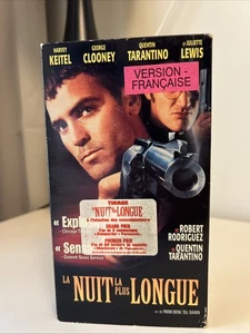 La nuit la plus longue VHS - Tarantino Rodriguez- French - From Dusk Til Dawn - Picture 1 of 4