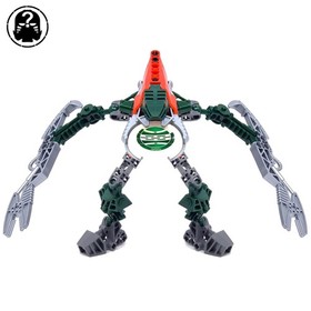 Lego Bionicle - 8616 - Metru Nui - Vahki Vorzahk - Complete Retired Green Figure
