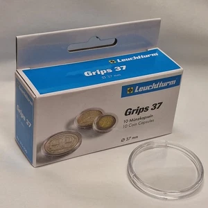 Münzkapseln für 1 oz Wiener Philharmoniker Silber/Gold Leuchtturm GRIPS 10 St. - Bild 1 von 2