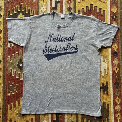 Vintage 1970s Russell Atheltic Cotton Rayon Blend Tshirt Sz XL - Heather Gray - Image 1 of 4