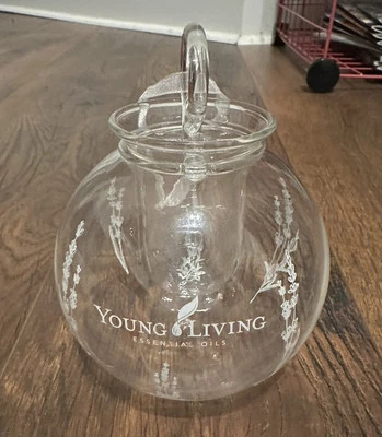 Young Living Essential Oils Ornament Clear Glass Reed Diffuser Collectible - Image 1 of 4